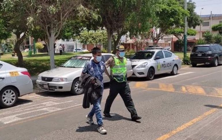 Delincuente detenido en Surco: “Mi hermano estaba con COVID-19, no tengo dinero”