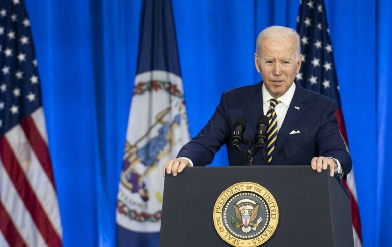 Portada: Joe Biden dice que "es el comienzo de una invasión de Ucrania" y anuncia sanciones