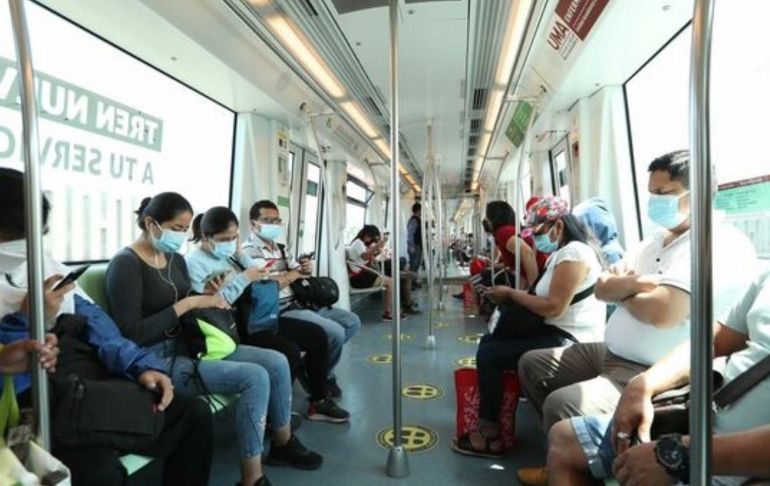 Portada: MTC evalúa ampliar el aforo de pasajeros de la Línea 1 del Metro de Lima