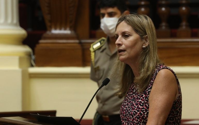 María del Carmen Alva sobre mociones en su contra: "El que nada debe, nada teme"