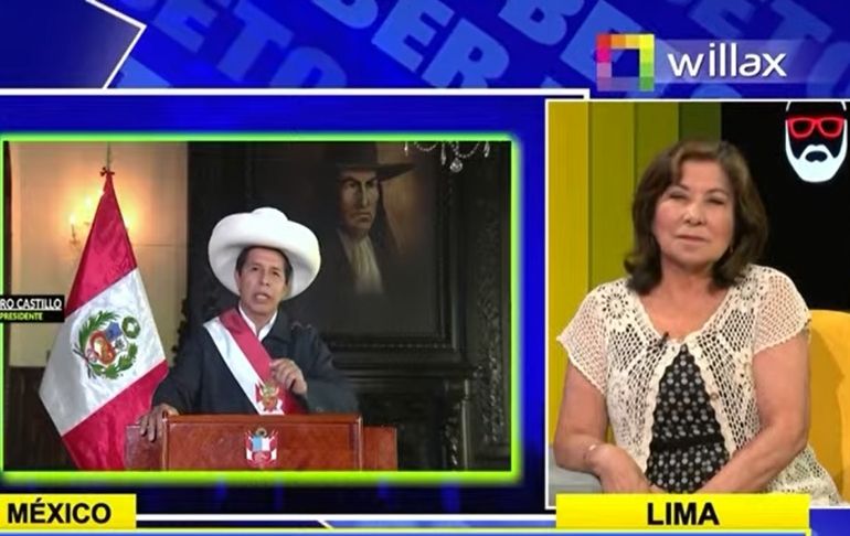 Martha Chávez: "Debe darse las elecciones presidenciales lo más pronto posible"