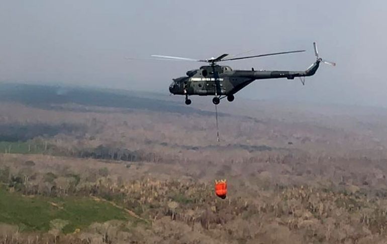 Mindef sostiene que helicópteros en regiones permitirán atender emergencias de la población