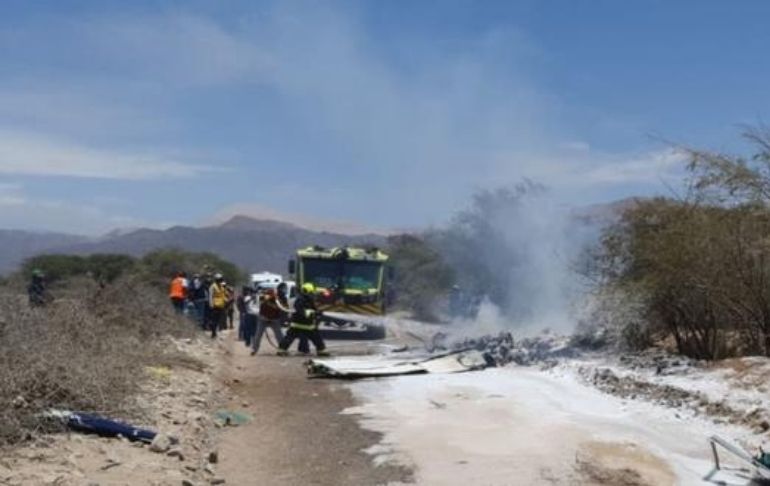 Portada: Nasca: empresa propietaria de avioneta asegura que no reportó ningún accidente desde 2004