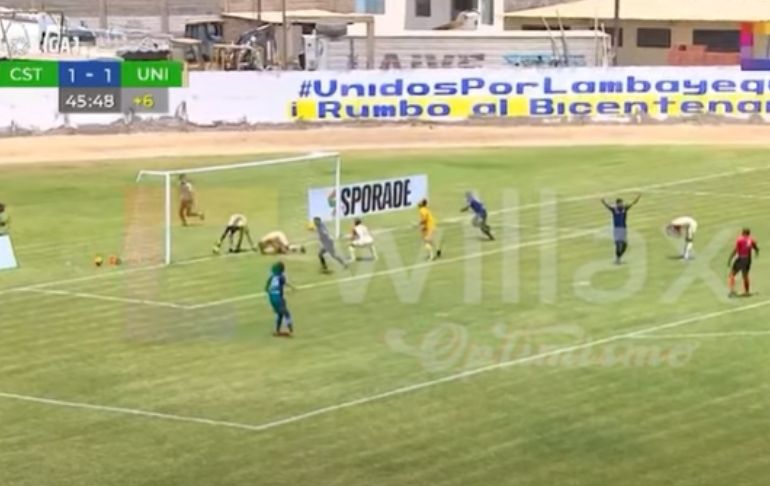 Liga 1: Nelinho Quina anotó un autogol y Carlos Stein venció a Universitario en Lambayeque [VIDEO]