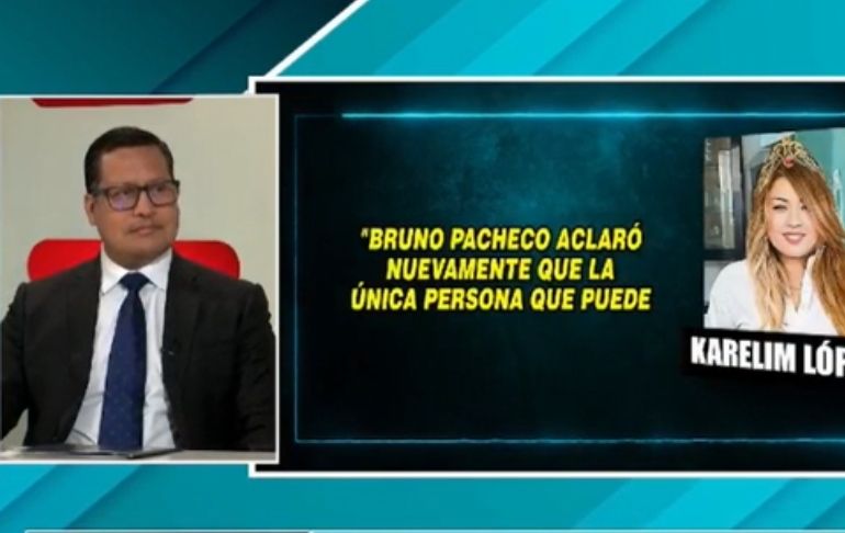 Fiscal Omar Tello: "Yo no le creo a Karelim López"