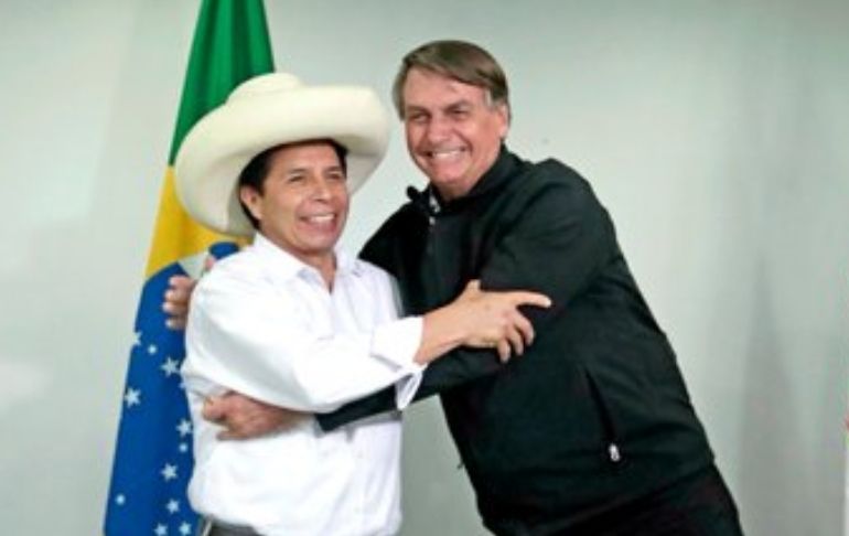 Pedro Castillo y Jair Bolsonaro suscribieron acuerdos en materia de salud