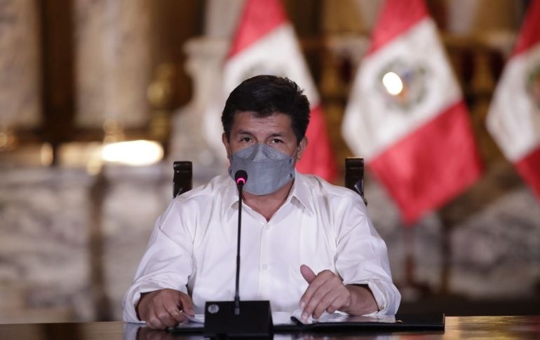 Pedro Castillo: "No permitiremos ni protegeremos a quienes cometan actos de corrupción”