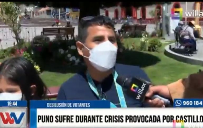 Puno sufre durante crisis provocada por Pedro Castillo