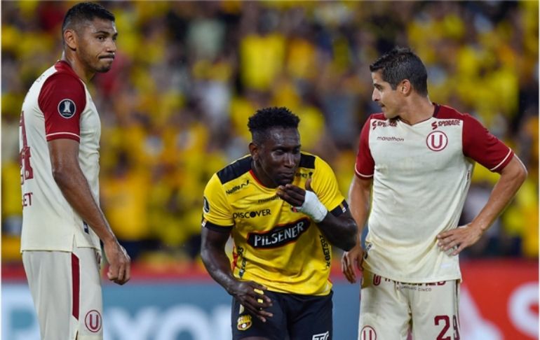 Copa Libertadores: Universitario perdió 2-0 con Barcelona de Ecuador [VIDEO]