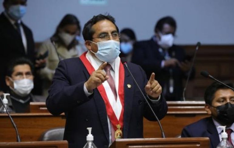 Portada: Congresista Alfredo Pariona (Perú Libre) no descarta votar a favor de la vacancia: "Yo obedezco a mi pueblo"