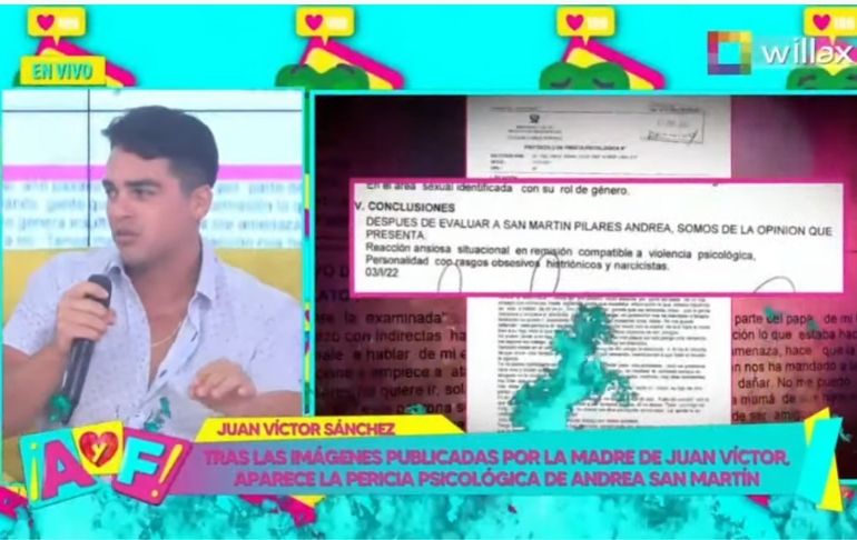 Portada: Pericia psicológica de Andrea San Martín: "Personalidad con rasgos obsesivos y narcisistas"