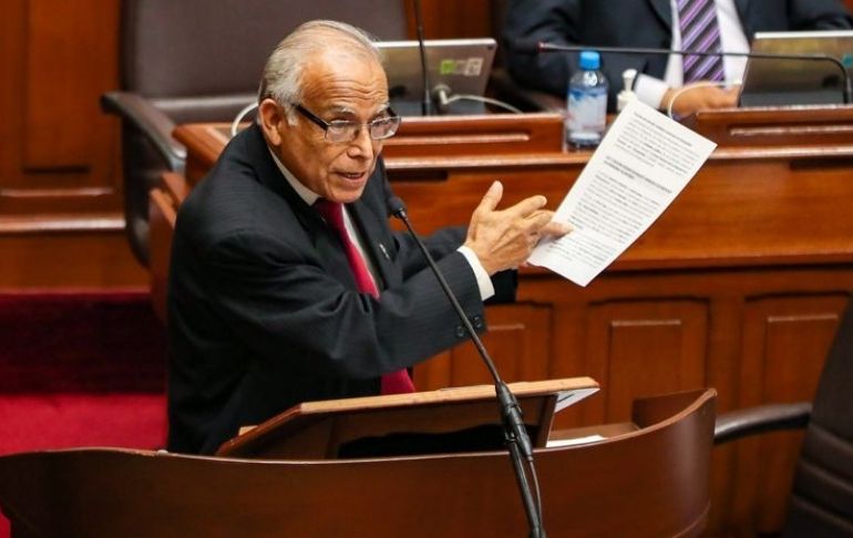 Portada: Voto de confianza: Pleno del Congreso realiza debate tras presentación de Aníbal Torres