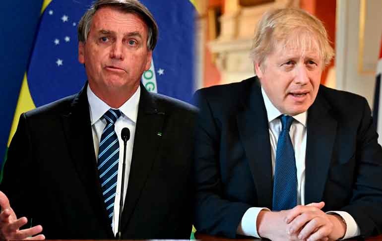 Boris Johnson y Jair Bolsonaro piden un "alto al fuego urgente" en Ucrania