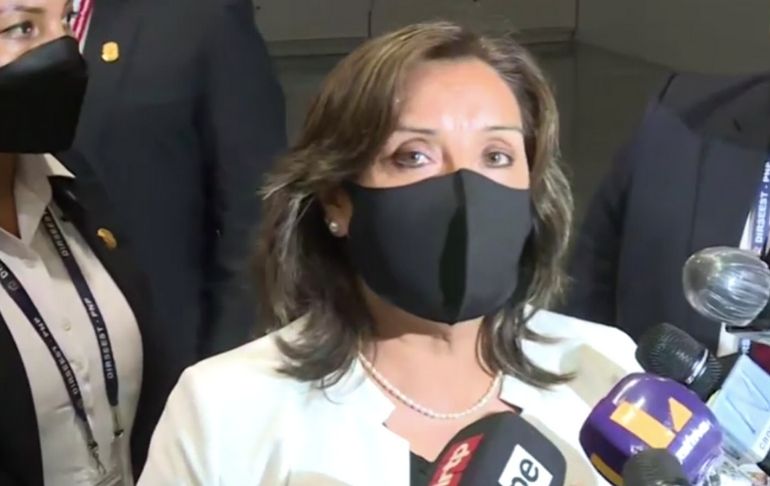 Dina Boluarte sobre proyecto de adelanto de elecciones: "No estaba enterada porque no se abordó en Consejo de Ministros"