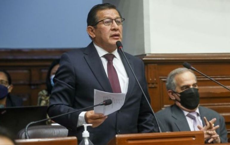 Portada: Eduardo Salhuana: "Alianza para el Progreso decidió respaldar la moción de censura contra Hernán Condori"