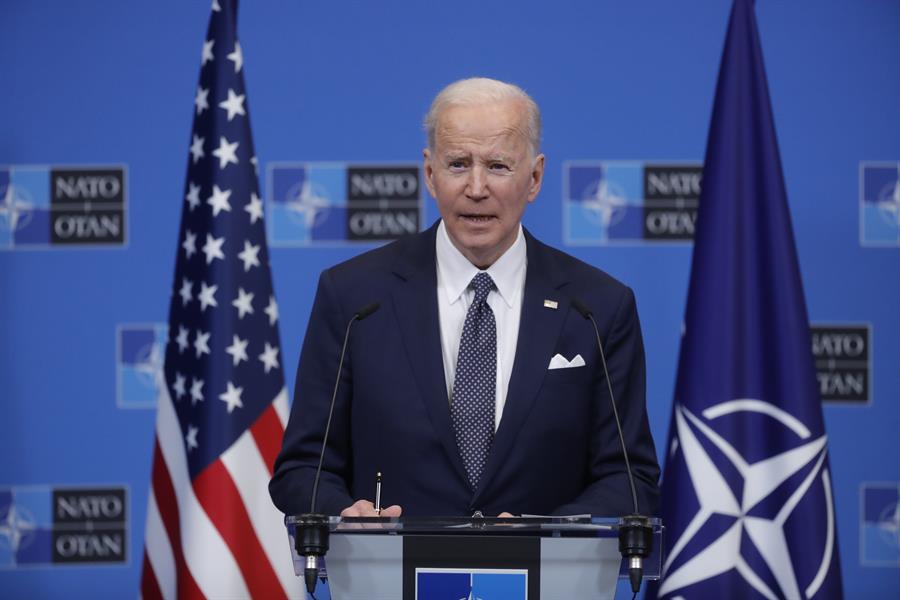 Joe Biden advierte que Estados Unidos responderá si Rusia usa armas químicas en Ucrania