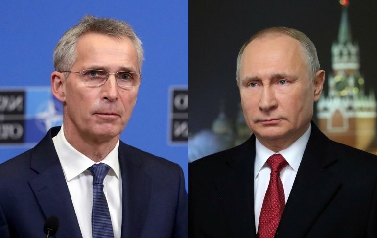 El jefe de la OTAN acusa a Putin de haber "destrozado" la paz en Europa