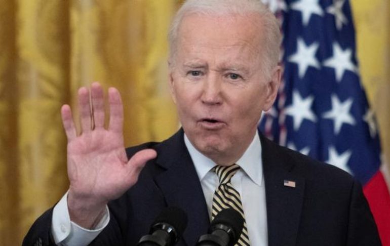 Joe Biden: Vladimir Putin está considerando usar armas químicas y biológicas en Ucrania