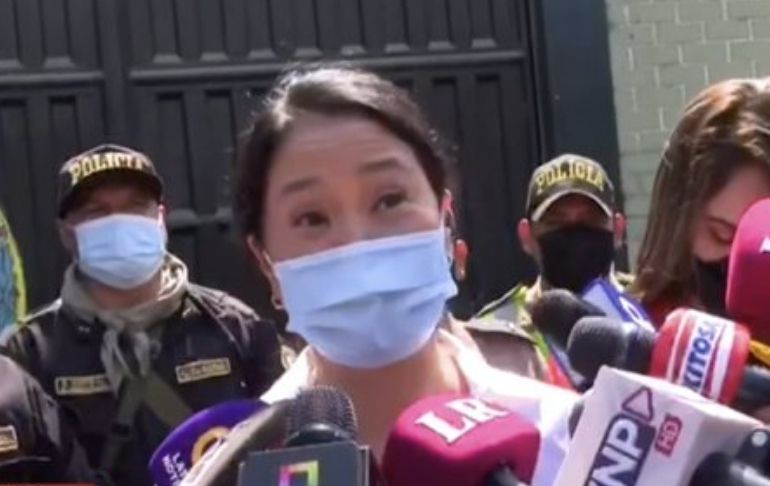 Keiko Fujimori asegura que su padre no se irá del Perú: "Pasará los exámenes con los médicos peruanos"