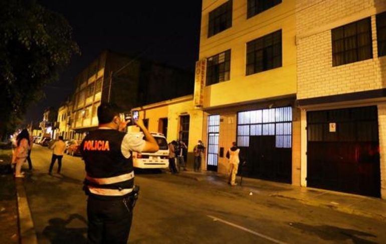 La Victoria: sicario asesina a balazos a extranjeros dentro de hostal