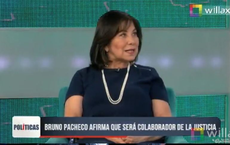 Martha Chávez: "Pedro Castillo quiere distraer diciendo que va a ir el martes al Congreso"