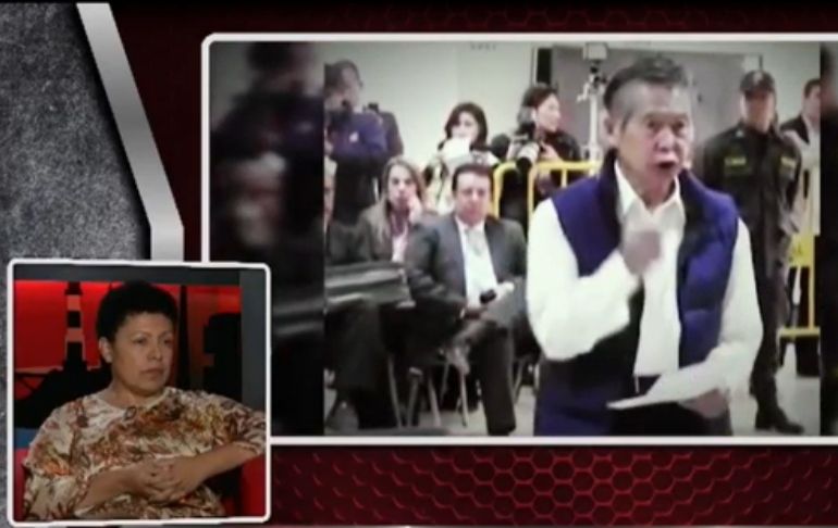 Portada: Martha Moyano: "Alberto Fujimori nunca fue condenado por lesa humanidad"