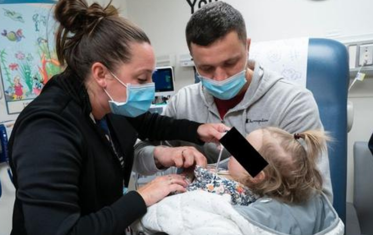 Niños ucranianos con cáncer fueron evacuados