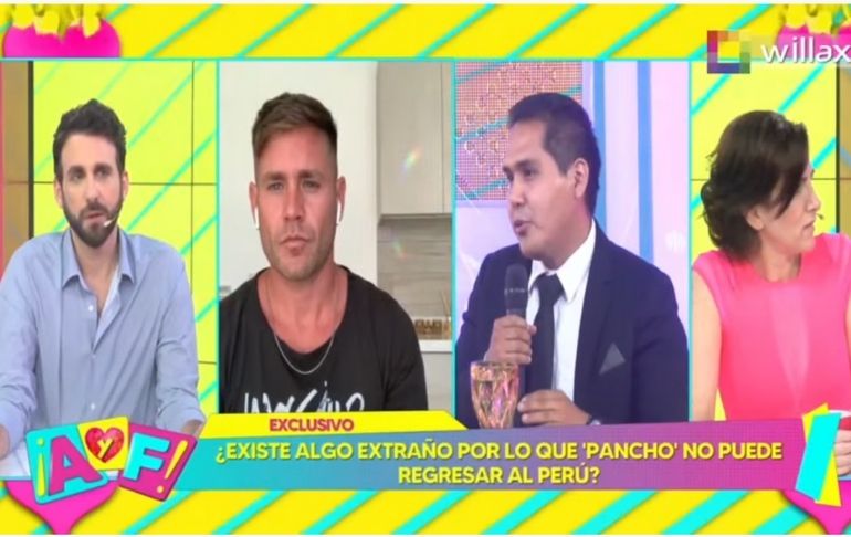 Pancho Rodríguez: "No voy a parar de luchar hasta regresar a Perú"