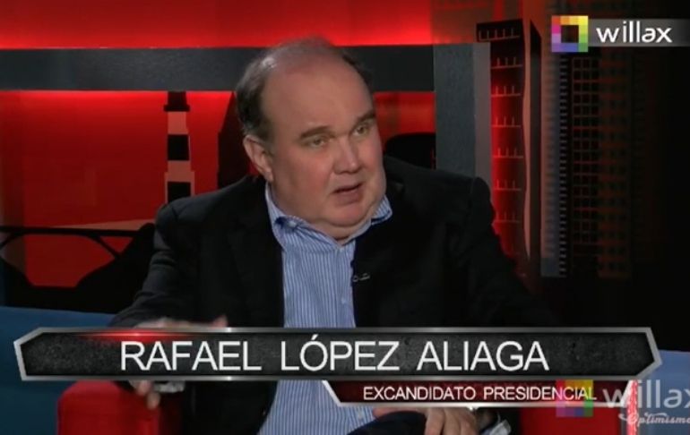 Rafael López Aliaga sobre moción de vacancia: "Confío que se va a llegar a los 52 votos"