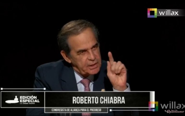 Roberto Chiabra: Creo que vamos a llegar a los 52 votos para admitir la moción de vacancia