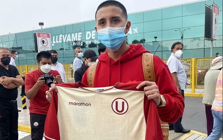 Rodrigo Vilca tras su llegada a Lima para reforzar a Universitario: "Voy a dar lo mejor por la camiseta"