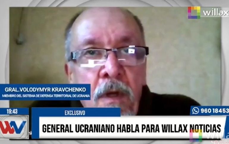 General ucraniano de 70 años se quedó en su país para luchar contra los rusos: "La victoria será nuestra"