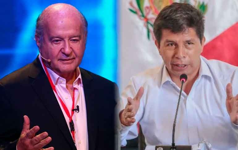 Pedro Castillo informó que hoy se reunió con Hernando de Soto en Palacio de Gobierno
