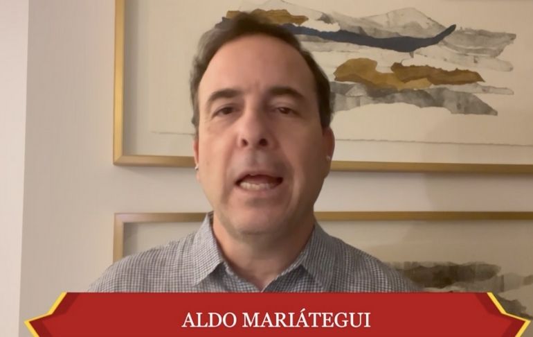 A. Mariátegui: "El dólar está en S/3.82 por la estupidez de Castillo y Landa de una nueva Constitución"