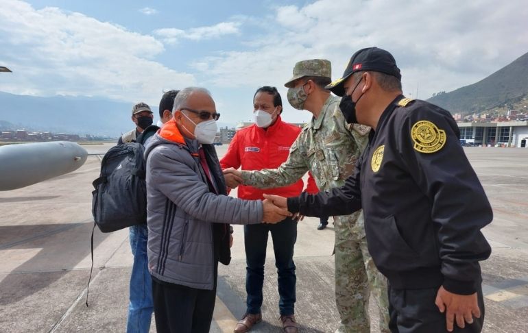 Aníbal Torres llega a Cusco para atender paro de 48 horas