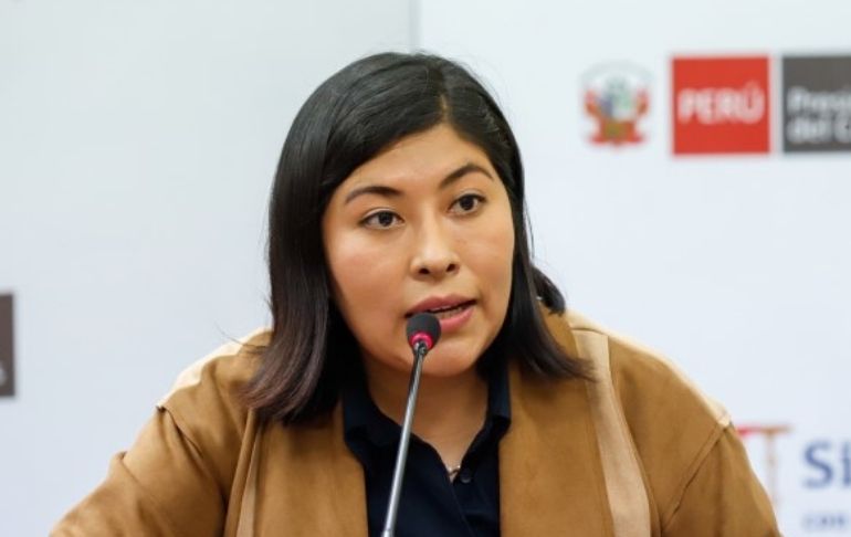 Betssy Chávez sobre moción de interpelación en su contra: "Responderemos a la sociedad"