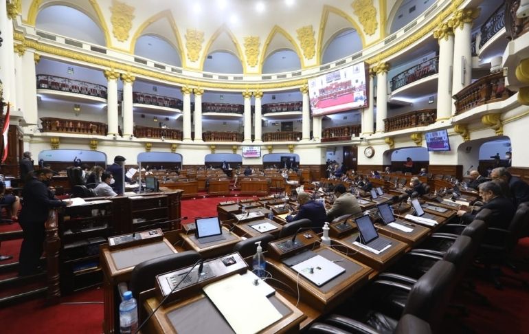 Portada: Pleno del Congreso aprueba insistencia de ley que establece requisitos para nombrar ministros