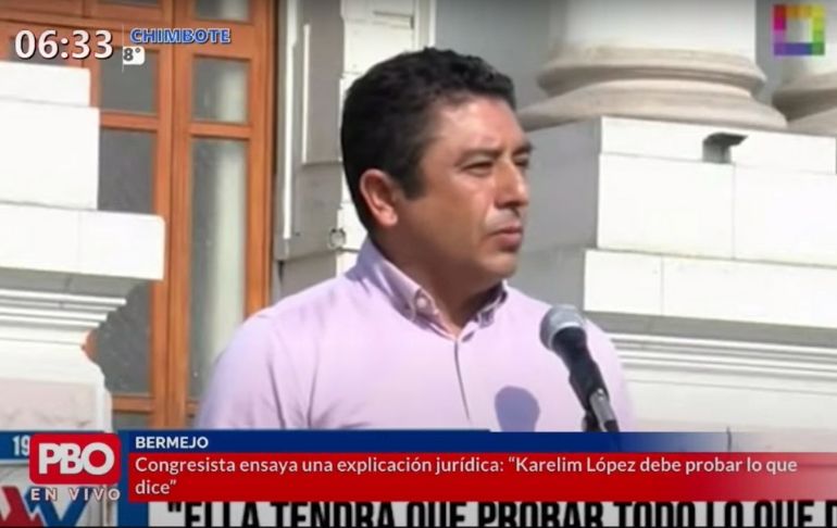 Portada: Guillermo Bermejo sobre Karelim López: "Tendrá que demostrar todo lo que dice"