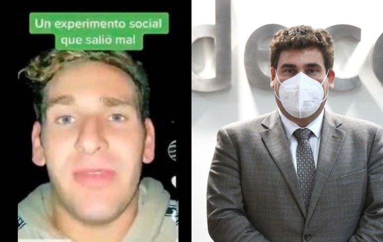 Portada: Palacín, hijo del jefe de Indecopi, sobre presunta violación: "Todo ha sido parte de mi imaginación"