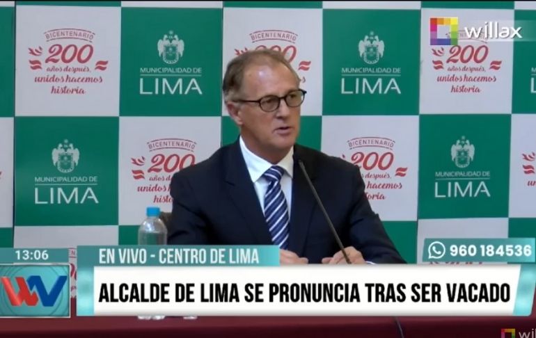 Portada: Jorge Muñoz tras su vacancia: El JNE corrupto actuó políticamente