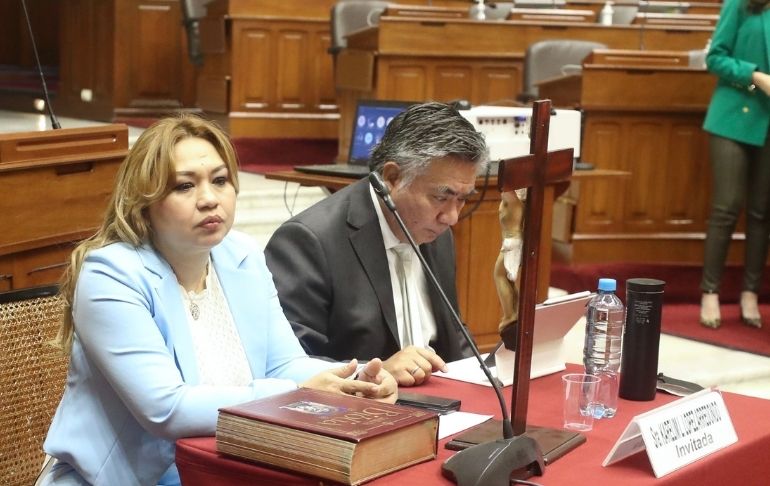 Karelim López sobre Pedro Castillo: "Me ratifico en que es el cabecilla de una organización criminal"