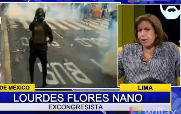 Lourdes Flores Nano sobre las manifestaciones en el país: "La ciudadanía está hastiada"