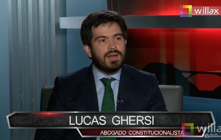 Lucas Ghersi: "La Asamblea Constituyente es la herramienta para capturar el poder"