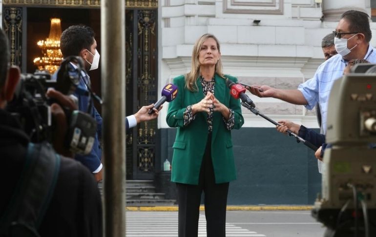 Maricarmen Alva tras anulación del toque de queda: "El primer logro tangible de la reunión en el Congreso"