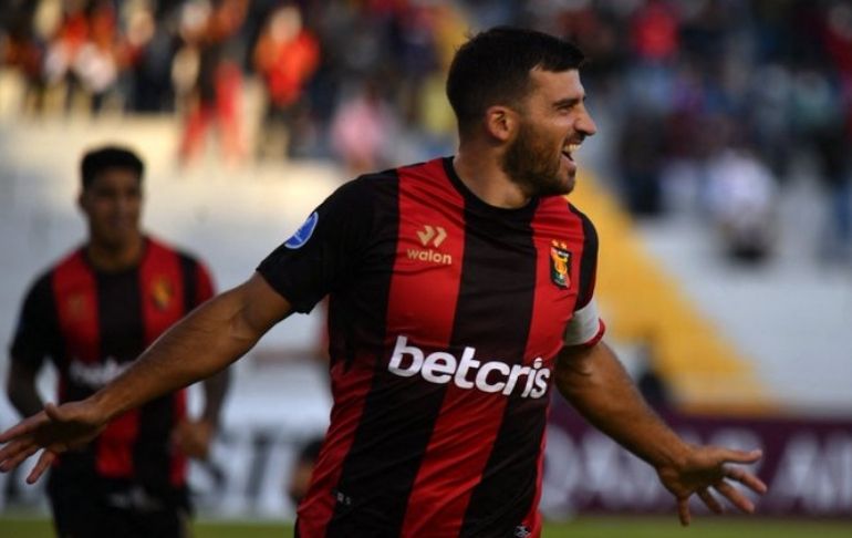 Copa Sudamericana: Melgar venció 2-0 al River Plate de Uruguay con un doblete de Bernardo Cuesta