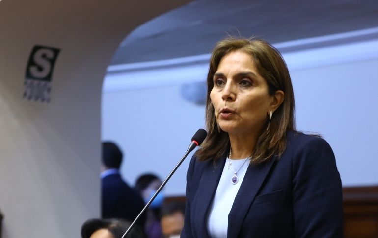 Patricia Juárez: "Se va a presentar un proyecto de ley para recortar mandato presidencial"