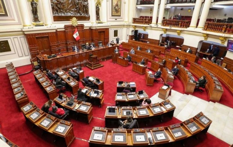 Pleno del Congreso se realizará mañana desde las 15:00 horas