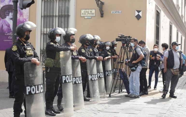 Pedro Castillo: Ejecutivo impide acceso a la prensa a evento en Cancillería