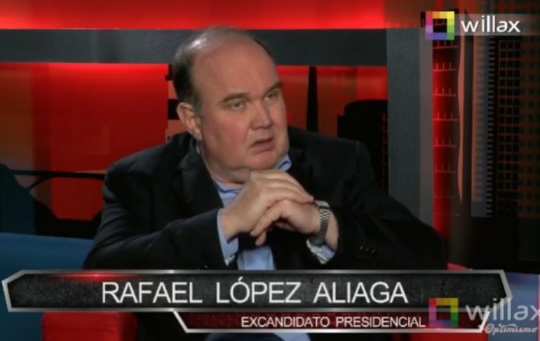 Rafael López Aliaga: "Pido disculpas a nombre de Renovación Popular por las frases de Jorge Montoya"