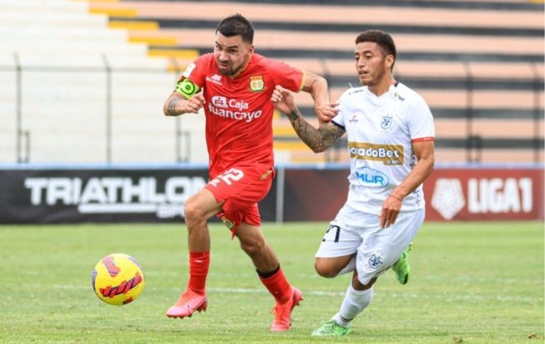 Portada: Sport Huancayo empató 1-1 ante San Martín en el Estadio San Marcos y es puntero de la Liga 1